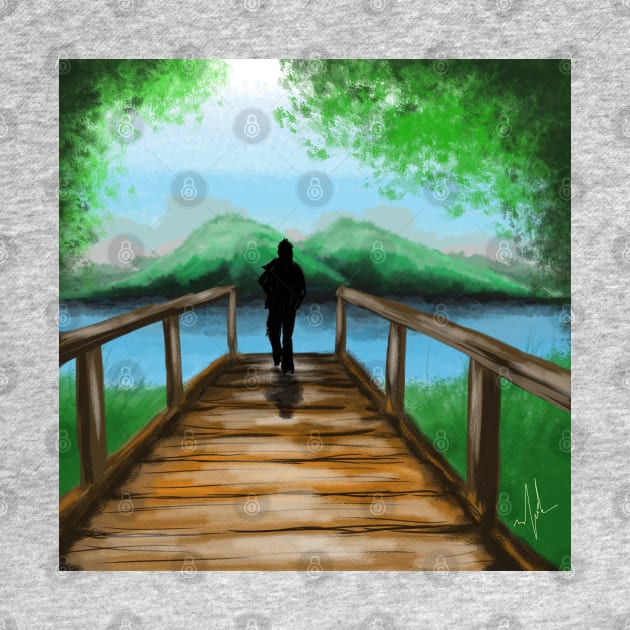 Alone in Nature by Markyartshop